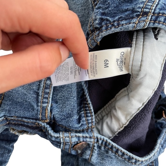 OshKosh B’gosh Carpenter Lined Denim Overalls - Picture 8 of 8